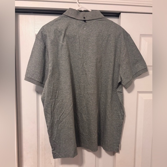 Rag and Bone Heather Gray Short Sleeve Interlock Polo Men's Size XXL - Picture 2 of 6